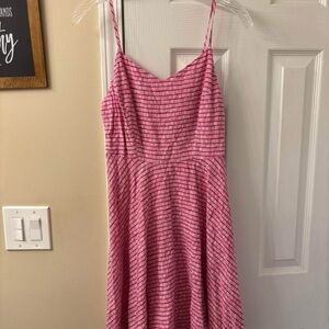 Old Navy Pink Striped Mini Dress